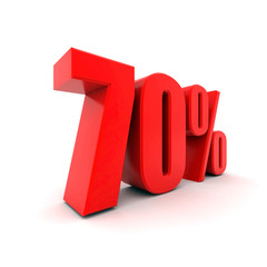 3D image of the text of a big sale