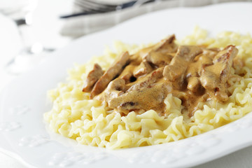 Beef Stroganoff