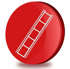 Film strip glossy icon