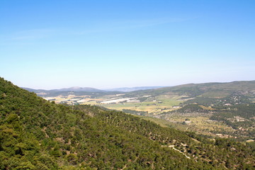 Fototapeta na wymiar Polop Dolina między Alcoy i Alicante Banyeres