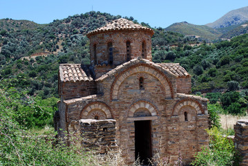 Fototapeta na wymiar Grecja - Kreta - Fodele - Kościół