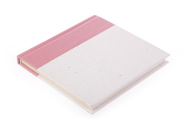 carnet de notes blanc et rose