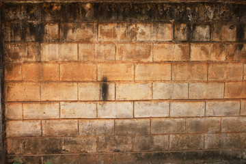 Old wall in Laos.