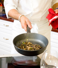 chef preparing food