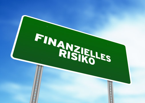 Financial Risk Highway Sign