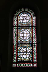 Zelfklevend Fotobehang Vitrail de l'église Saint-Joseph-des-Nations à Paris © Atlantis