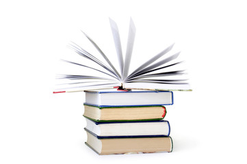 opening book on the stack