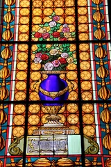 Schilderijen op glas Vitrail de l'église Sainte-Marguerite à Paris © Atlantis