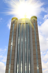 Fototapeta na wymiar skyscrapers in Chende city