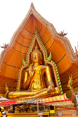 Fototapeta na wymiar giant seated buddha, kanchanaburi, thailand
