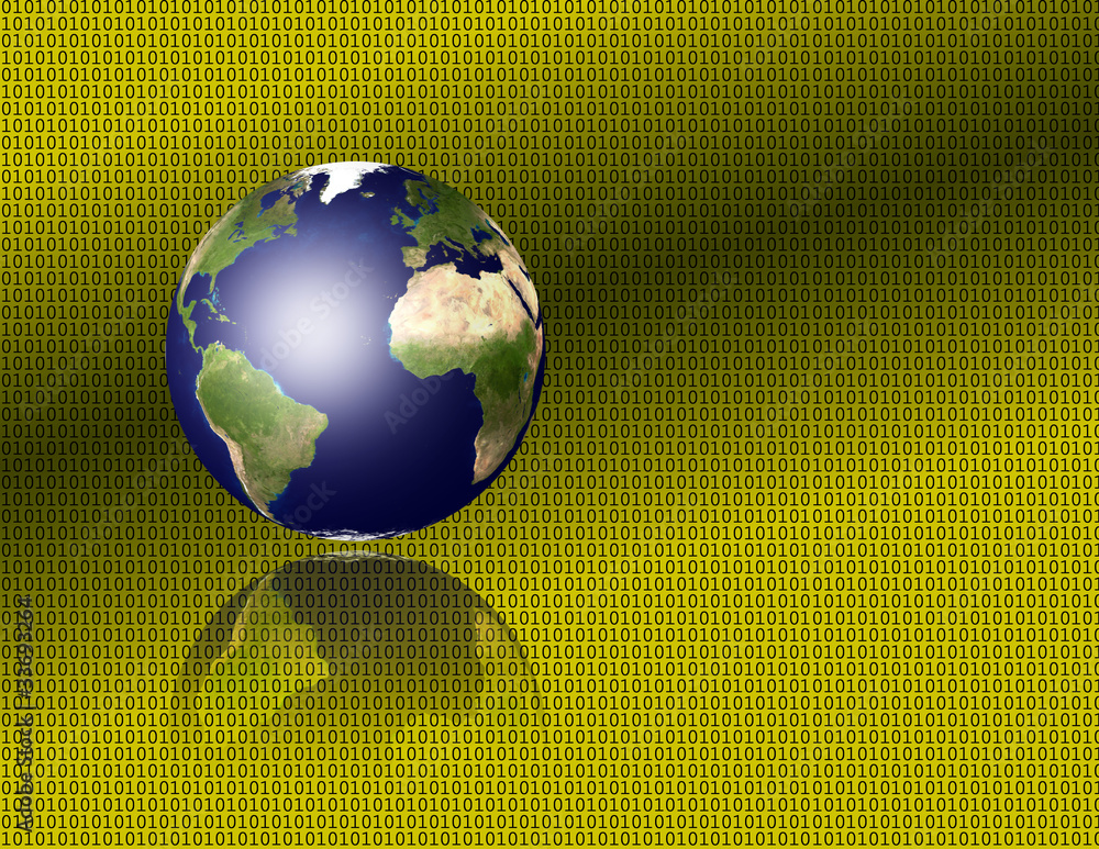 Poster earth and binary