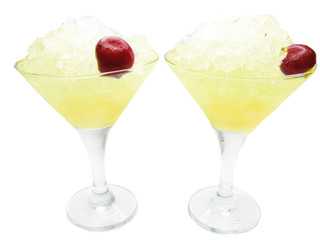 alcoholic cocktails with cherry