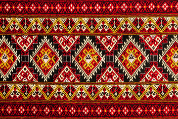 ancient thai woven cloth, pattern4, close