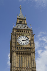 Fototapeta na wymiar Big Ben and the house of Parliament