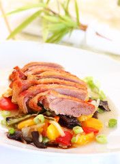 Roasted duck