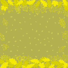 Background, autumn leaves