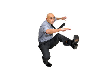 Business jump