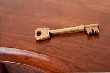 key on desk at home