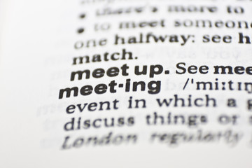 Keyword Meeting Sitzung