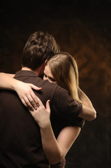 Naklejka premium Young couple