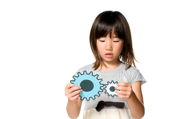 歯車を持つ女の子