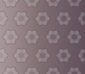 Damast pattern on a brown background