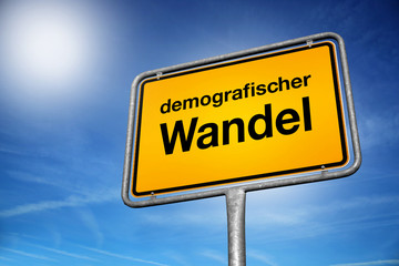 Obraz premium Demografischer Wandel