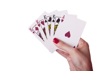 Four of a Kind of king in hand