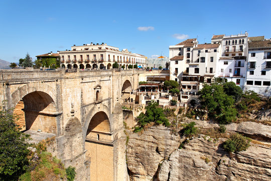 Ronda mit Puente Nuevo, Spanien