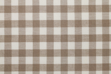 Checked Cotton Cloth Background