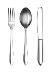 Fork, spoon and knife