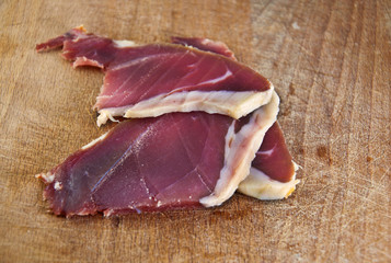 Prosciutto crudo fette