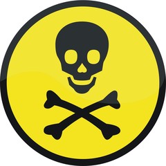 bouton t&ecirc;te de mort