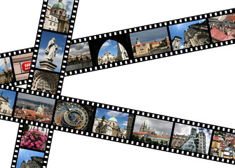 Prague memories - filmstrips with photos