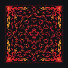 Tribal Flame Bandana