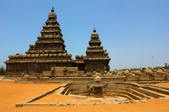 Mamallapuram,  Shore Temple,India