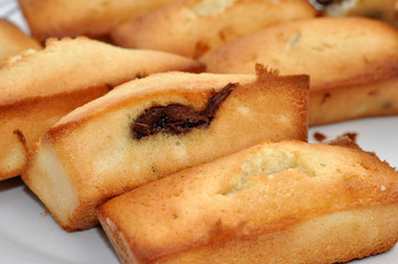 financiers au chocolat
