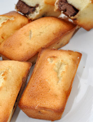 financiers au chocolat