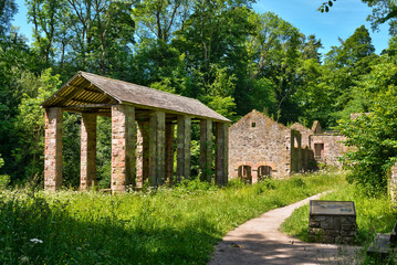 The Howk bobbin mill ruins