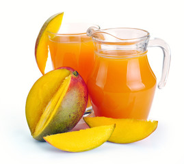mango juice and fruit