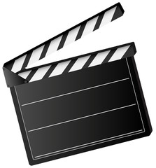 Fototapeta premium movie clapper board