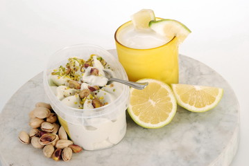 GELATI DI PISTACCHIO E LIMONE