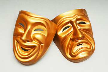 Masks with the theatre concept