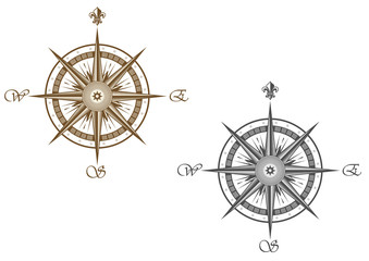 Obraz premium Medieval compass
