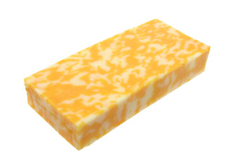 Block of Colby Jack cheese