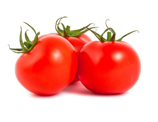 Three ripe tomatoes