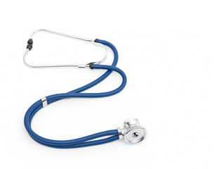 blue stethoscope