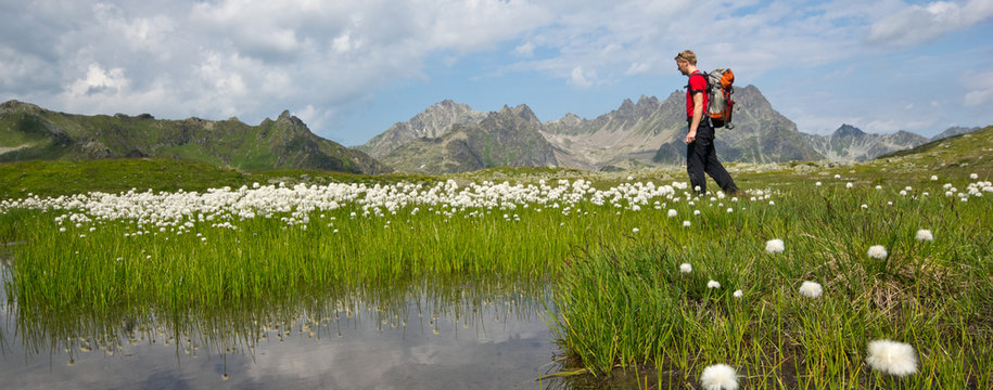 Wandern in den Alpen