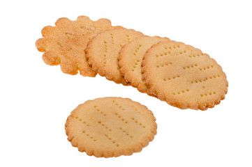 cookie on white background