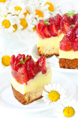 Strawberry cake.